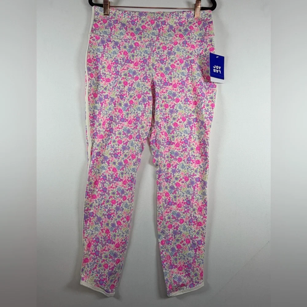 JoyLab™ Women's Floral Print High-Rise Piped Leggings - Pink M, L & XXL - Picture 6 of 16